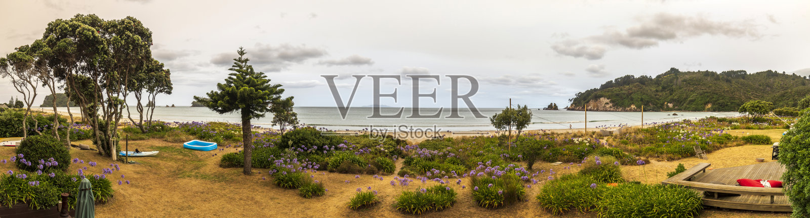 旺加玛塔的天空被澳大利亚丛林大火吹过塔斯曼海的烟雾染成了橙色照片摄影图片