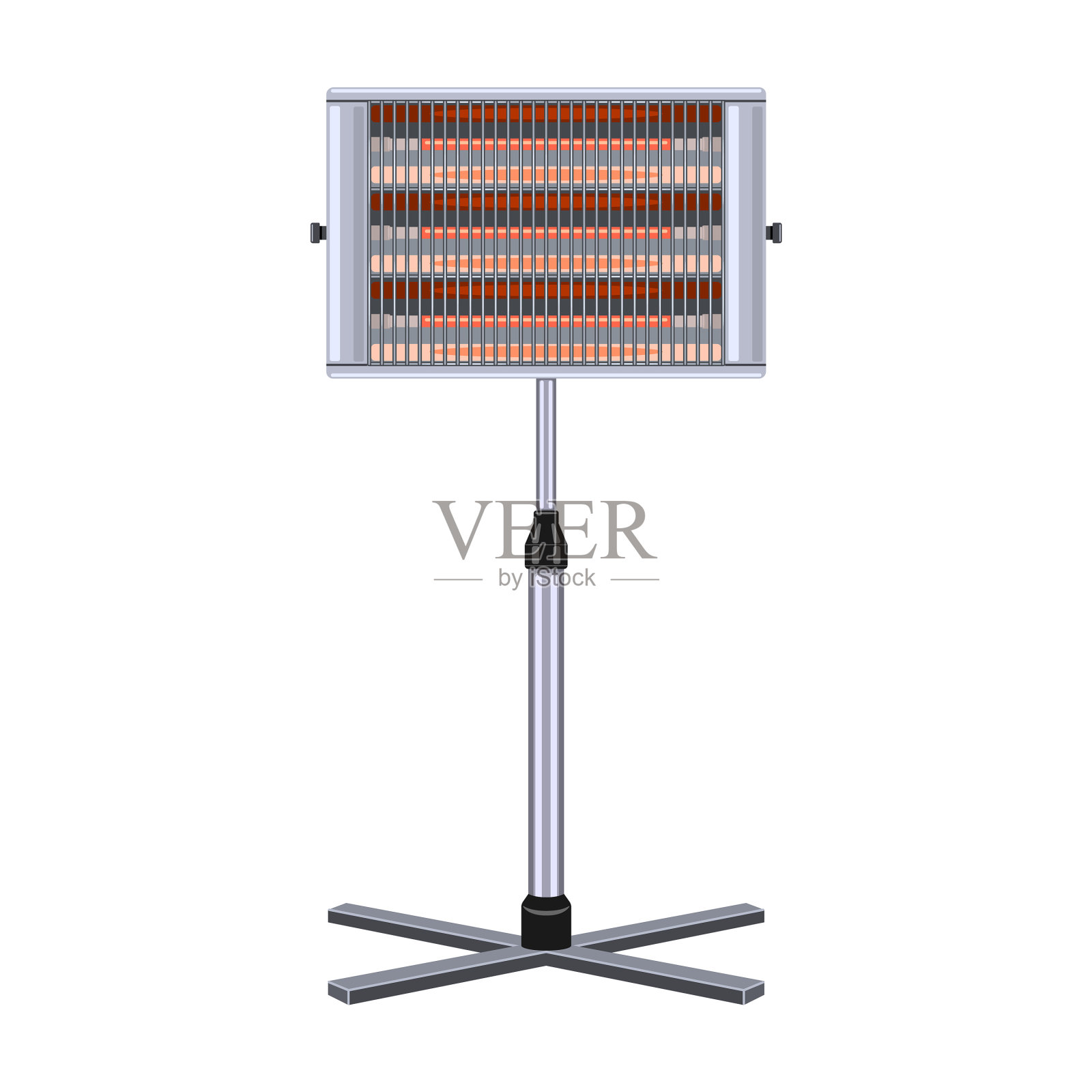 电加热器图标卡通图标设计元素图片