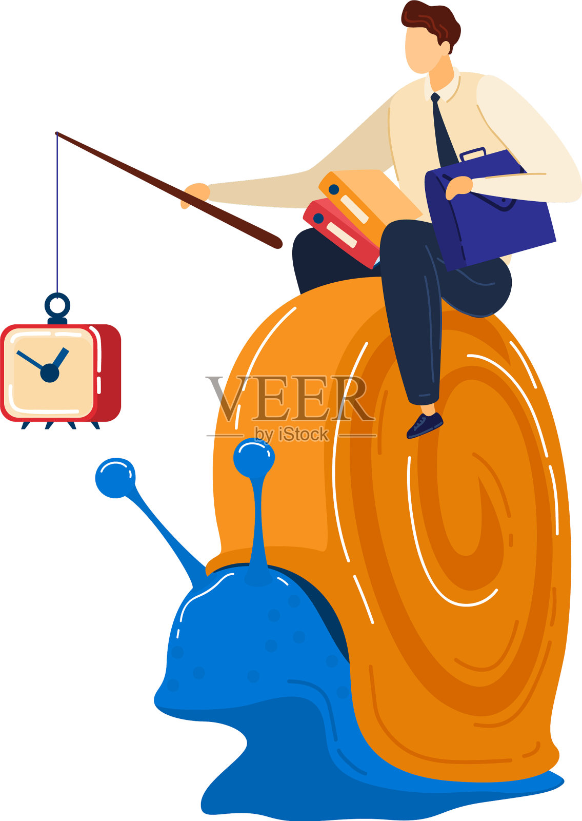 时间管理业务慢，工作急迫设计元素图片