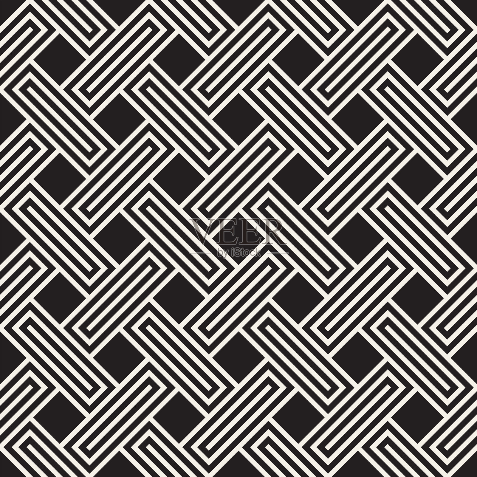 无缝图案现代时尚抽象纹理插画图片素材