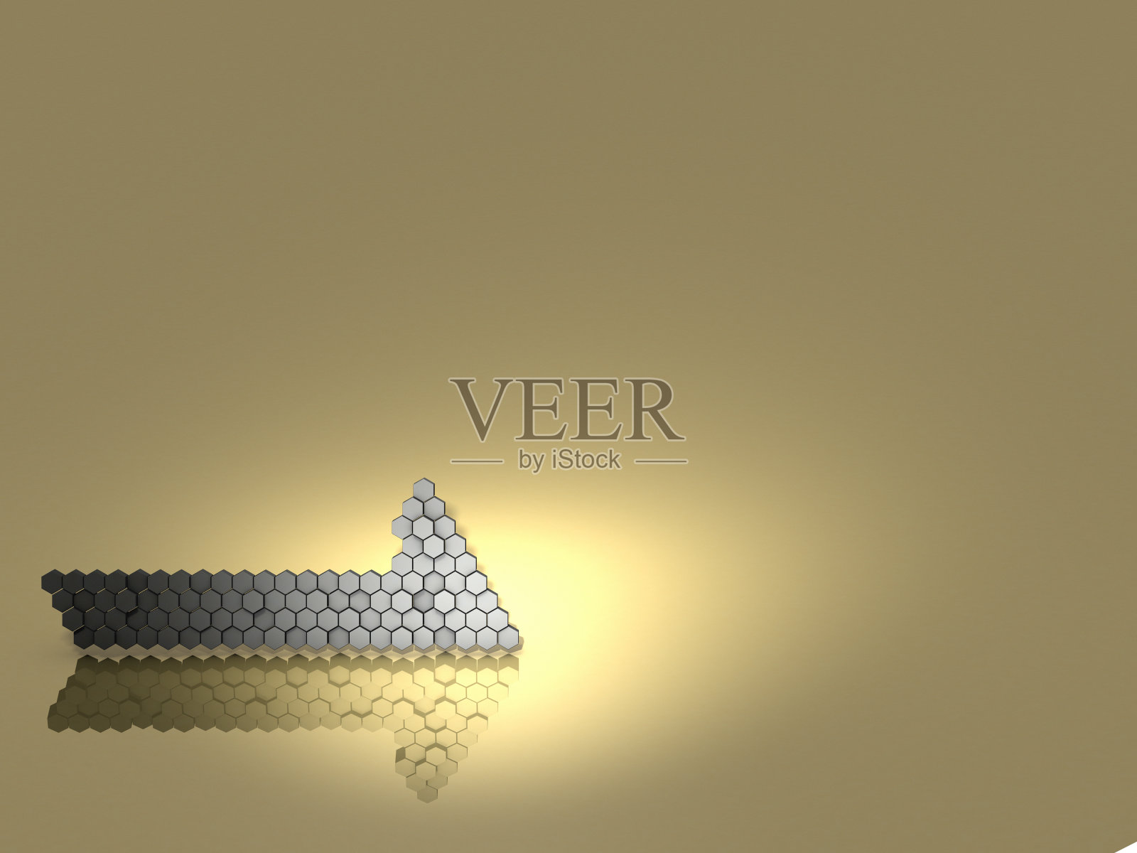 一个概念图像，代表一个困难的项目的进展。照片摄影图片