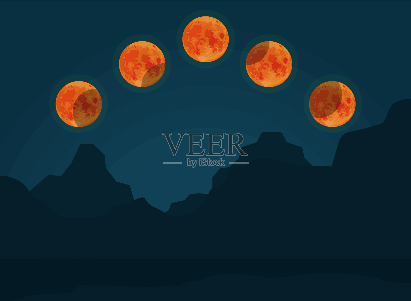 eclipse阶段插画图片素材