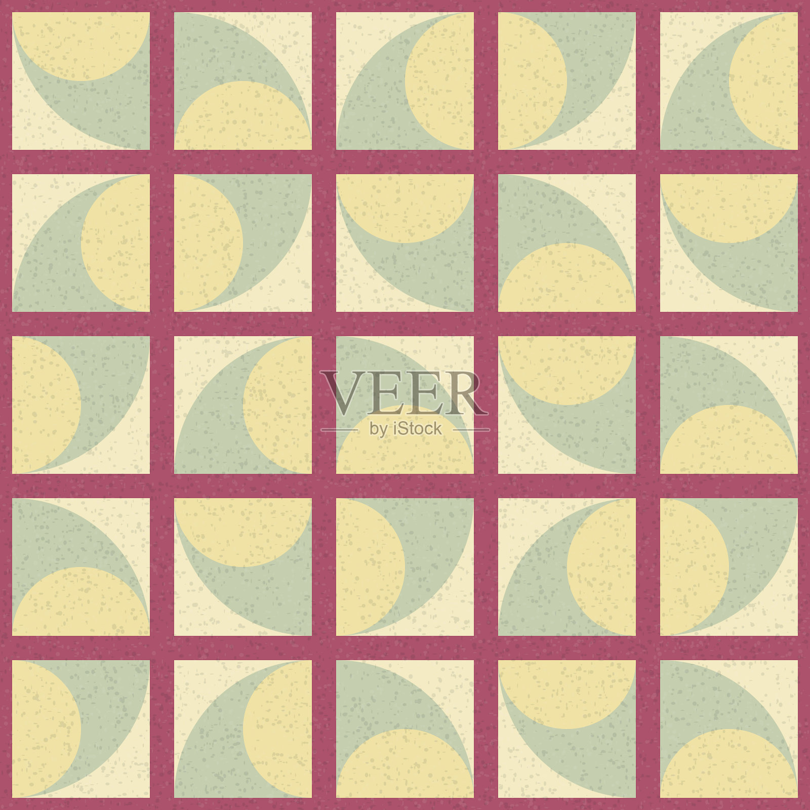 抽象几何图案生成计算艺术插图插画图片素材