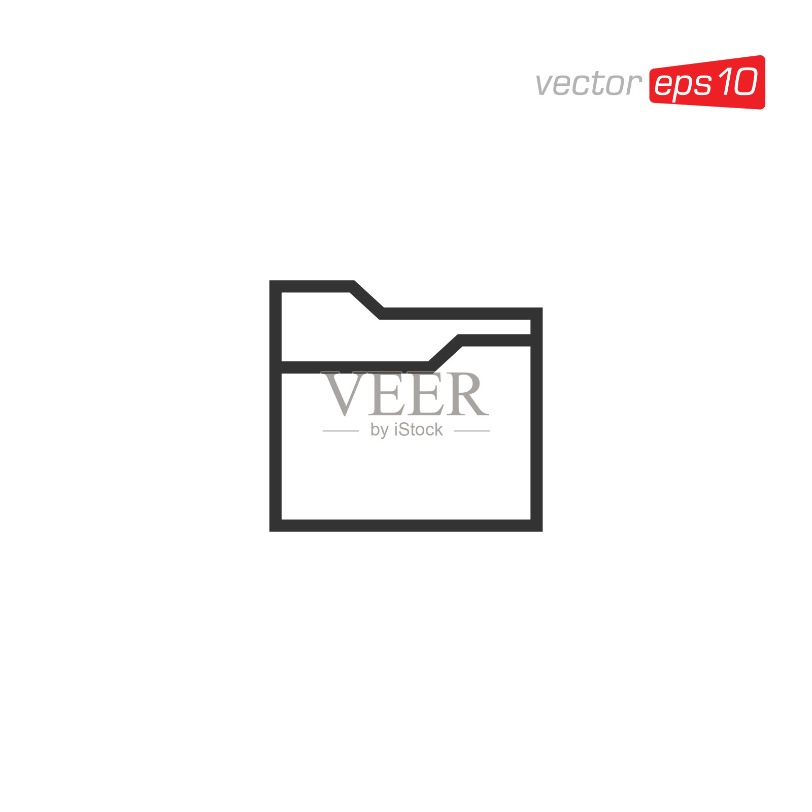 管理器文件图标符号设计矢量插画图片素材