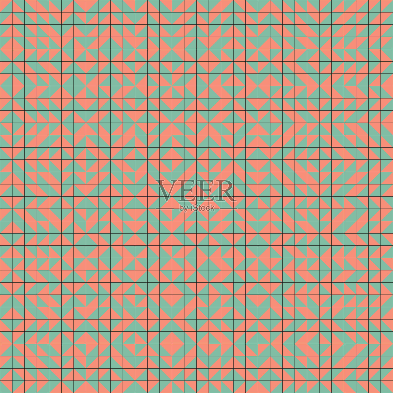 抽象几何图案生成计算艺术插图插画图片素材