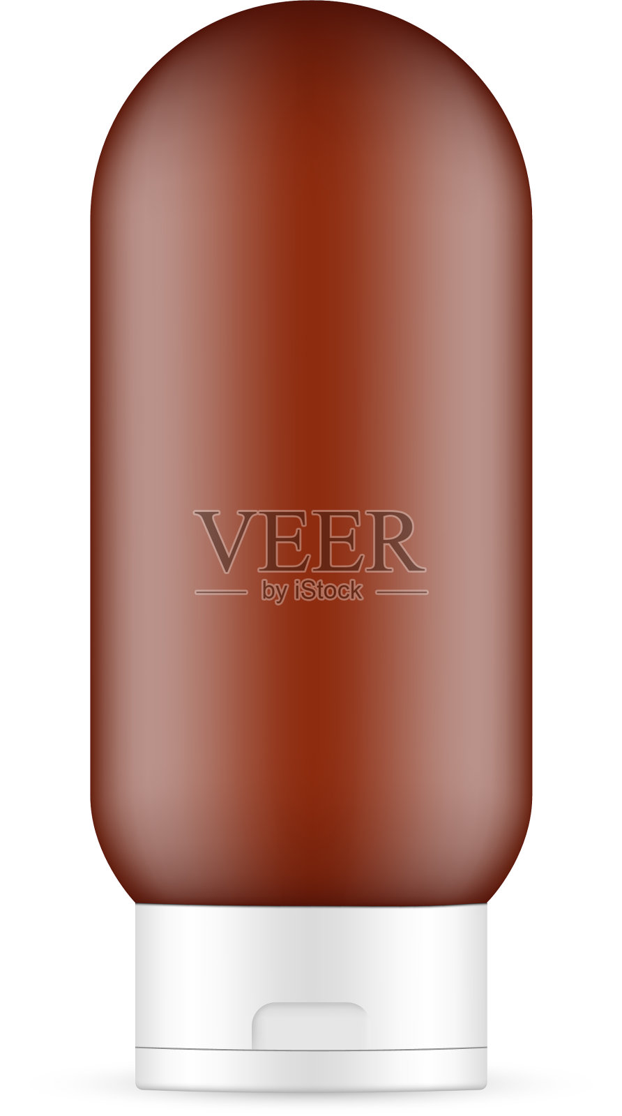 霜琥珀香波瓶样品隔离设计元素图片