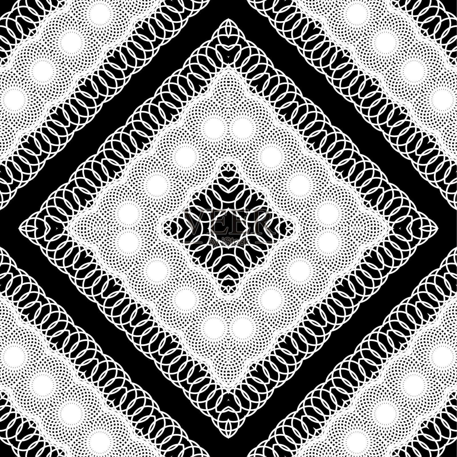 设计无缝花边装饰图案插画图片素材