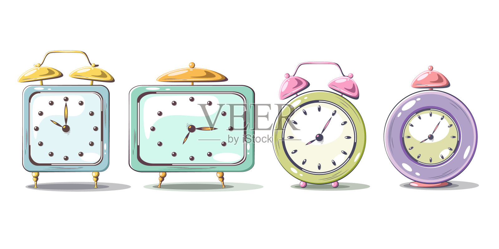 夏令时插画图片素材