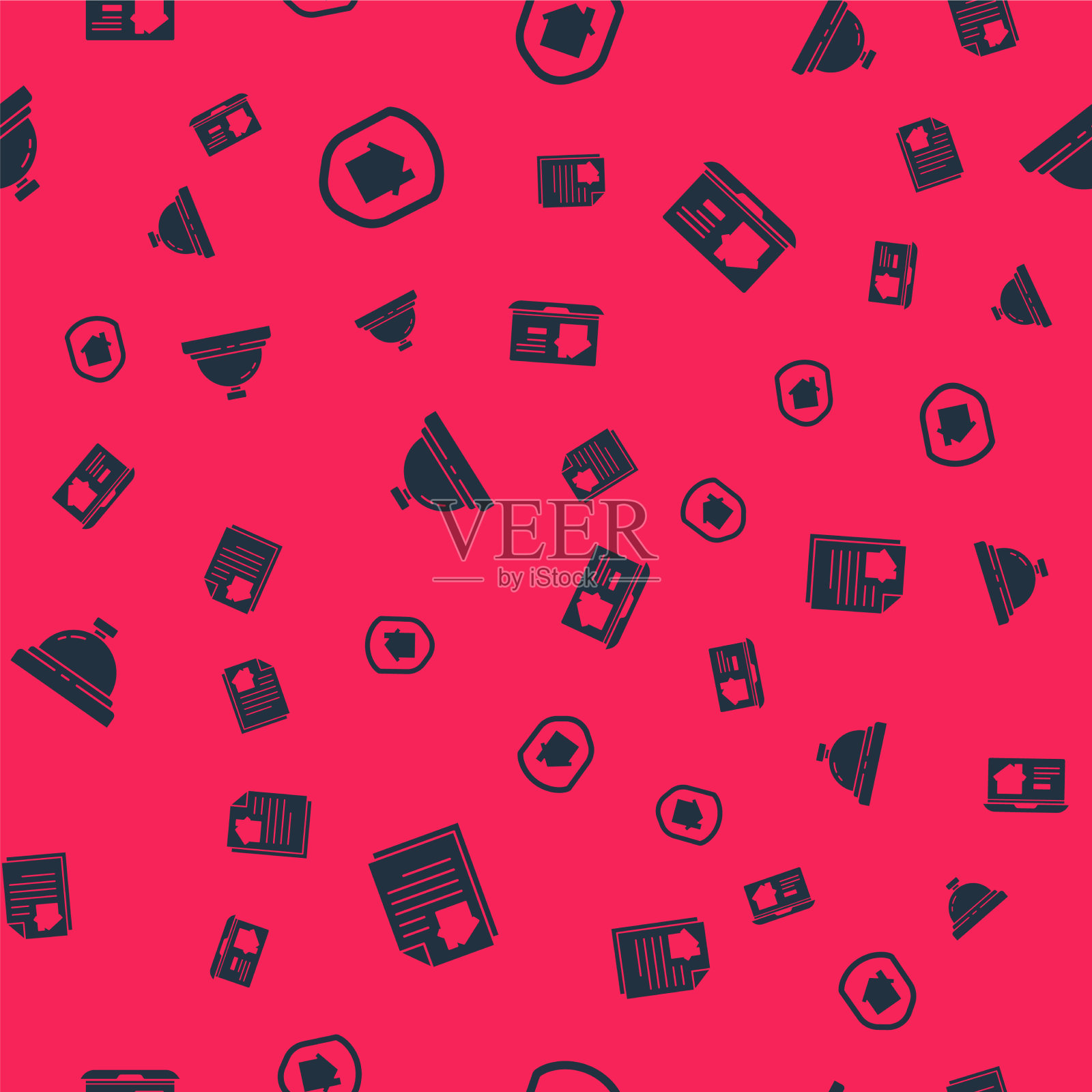 设房合同下保护酒店图标素材