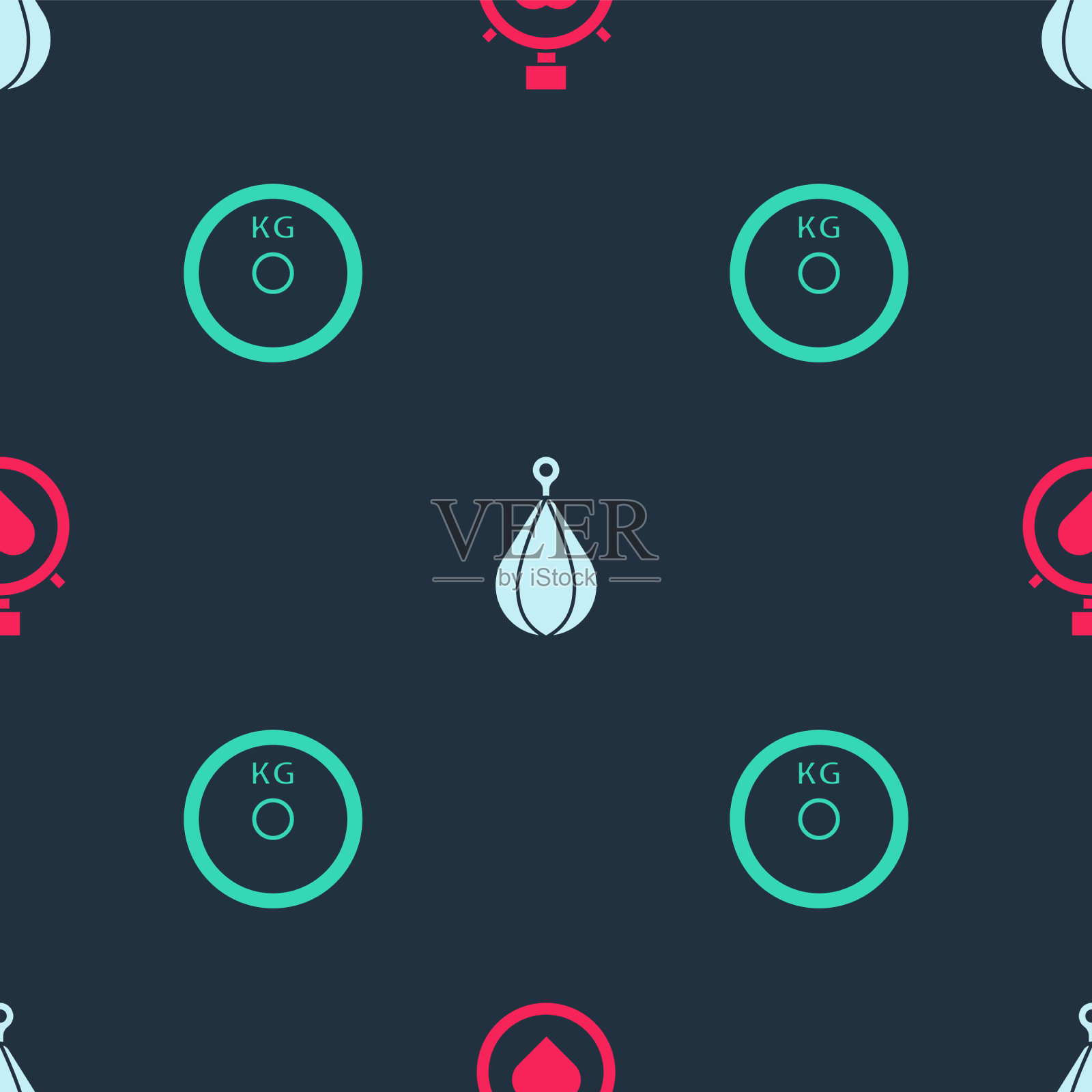 把心放在秒表的中心沙袋上图标素材