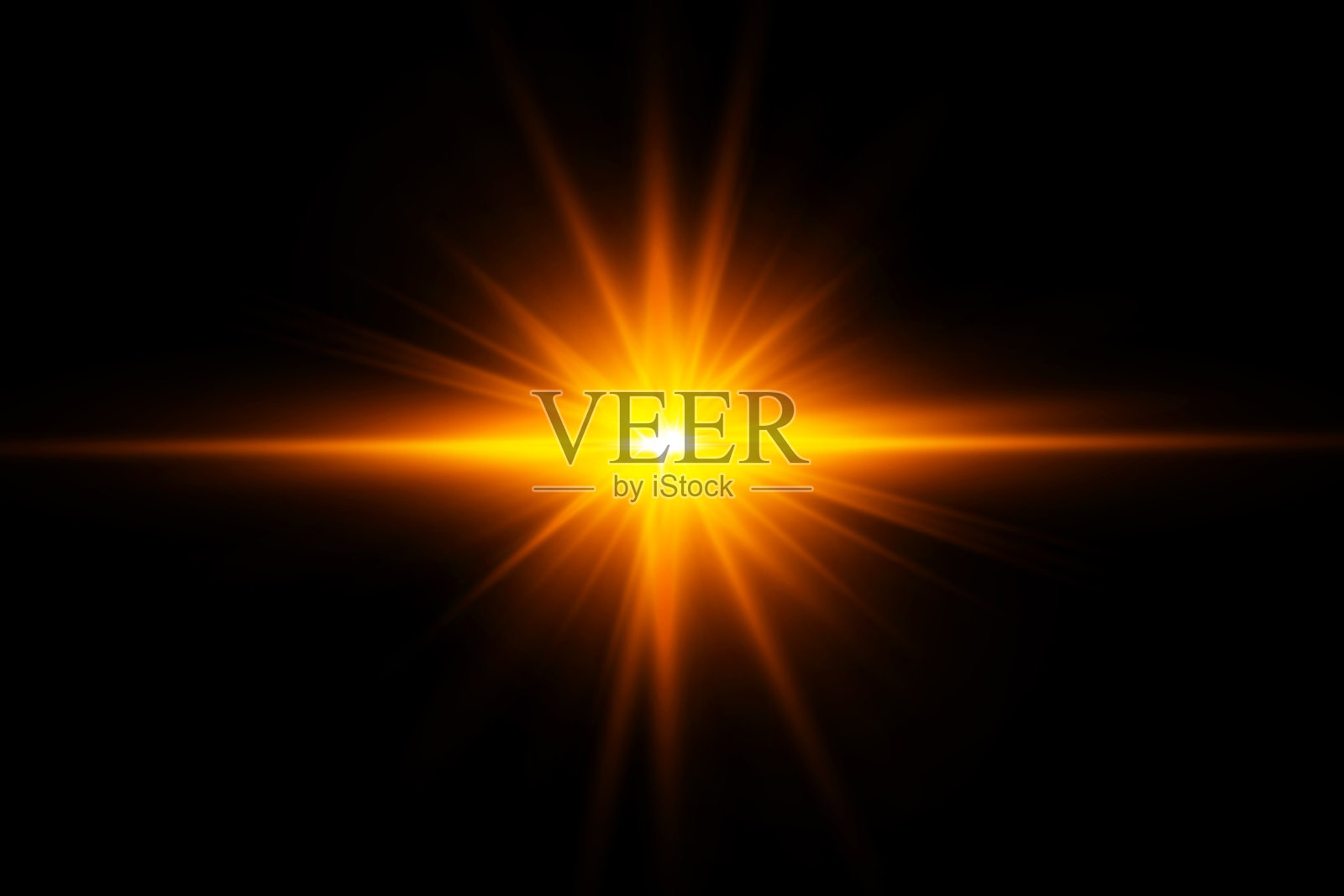 矢量透明阳光特殊镜头光晕光效果。PNG。矢量图插画图片素材