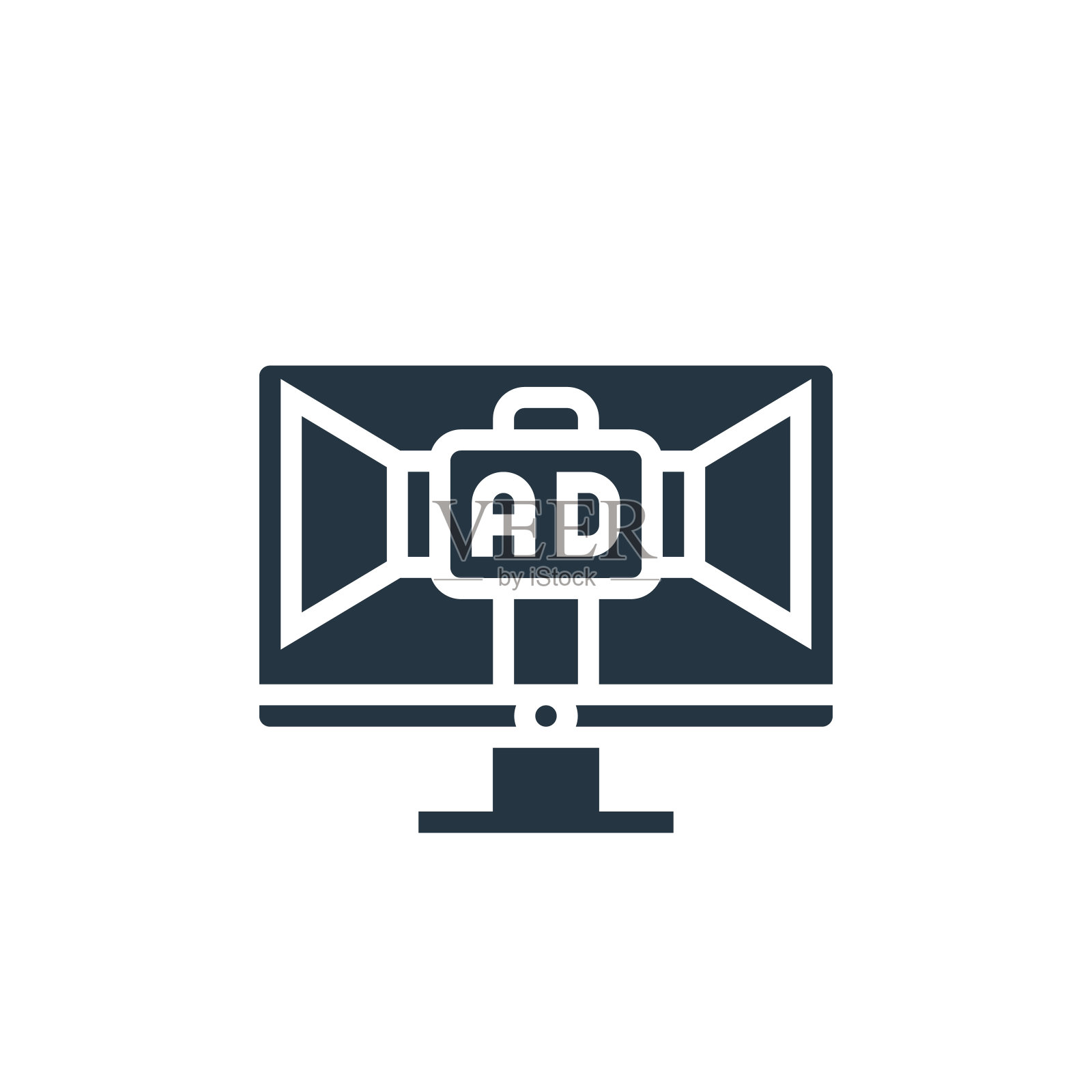 数字营销图标。字形数字营销图标用于网站设计和移动，应用程序开发，打印。数字营销图标从填充seo营销收集孤立的白色背景。插画图片素材