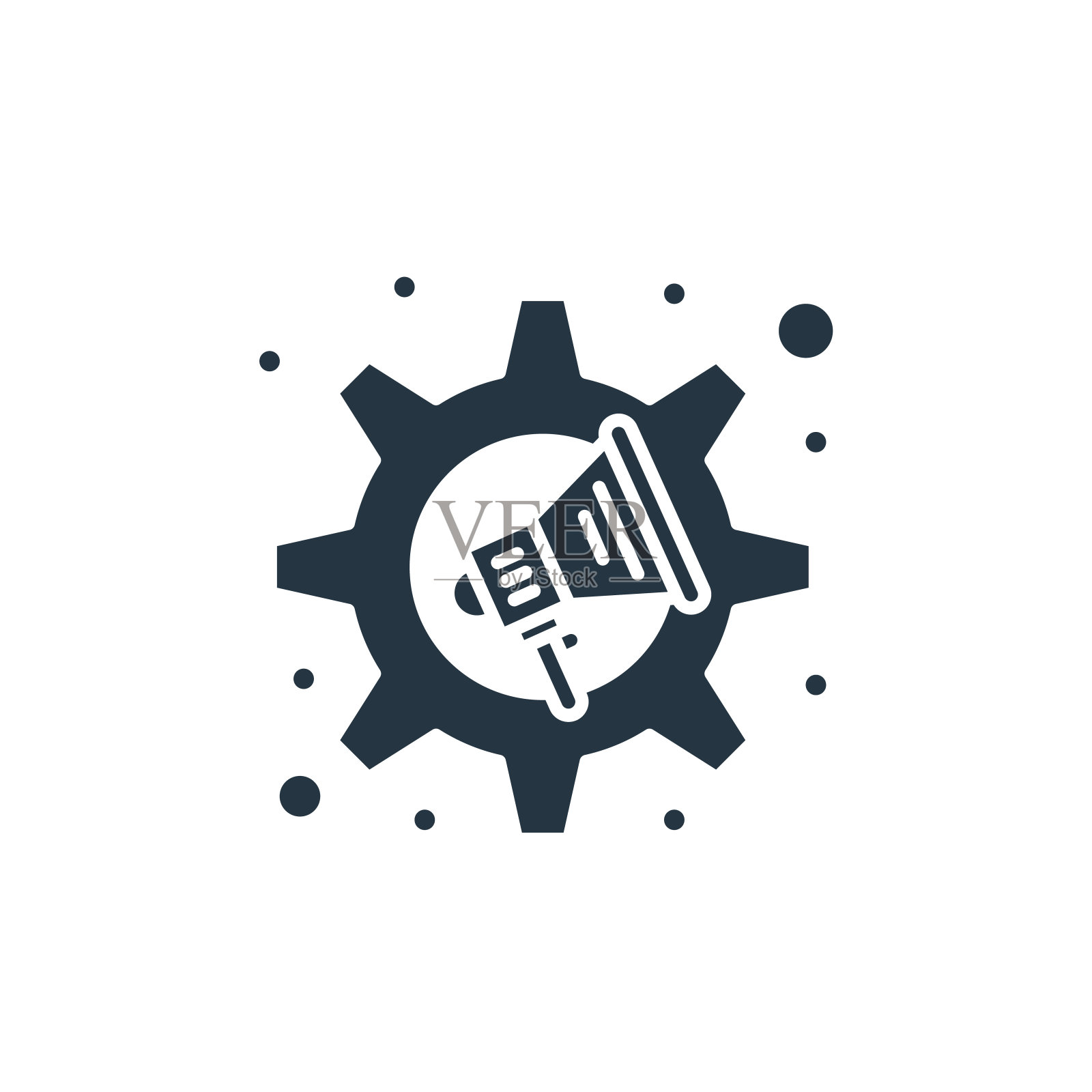 营销图标。字形营销图标用于网站设计和移动，应用程序开发，印刷。营销图标从填充数字营销收集孤立的白色背景。图标素材