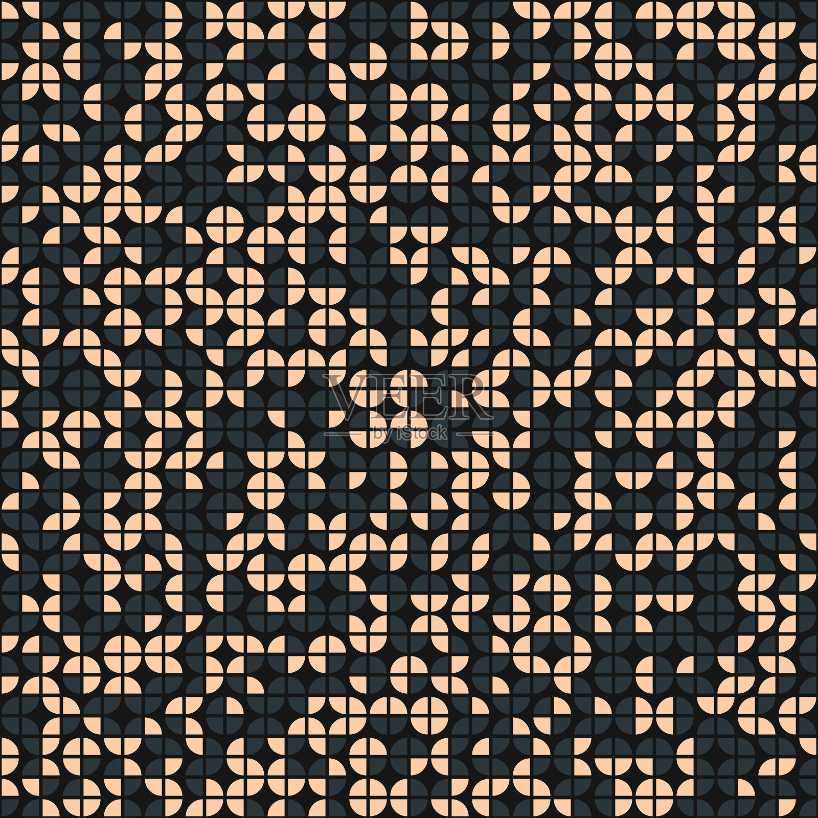 抽象几何图案生成计算艺术插图插画图片素材