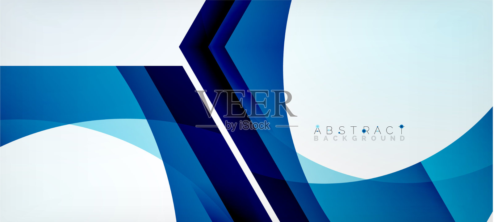 彩色六边形几何抽象插画图片素材