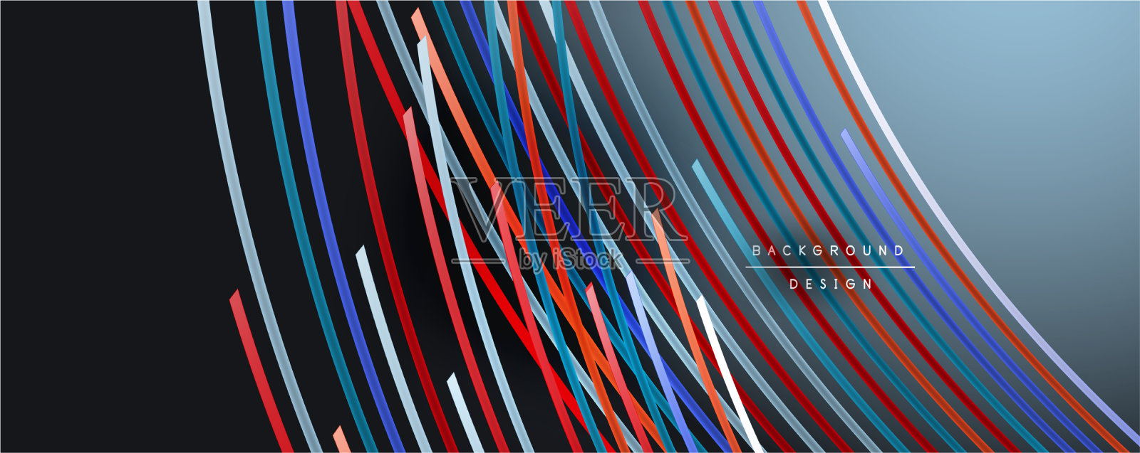 抽象色彩线条背景插画图片素材