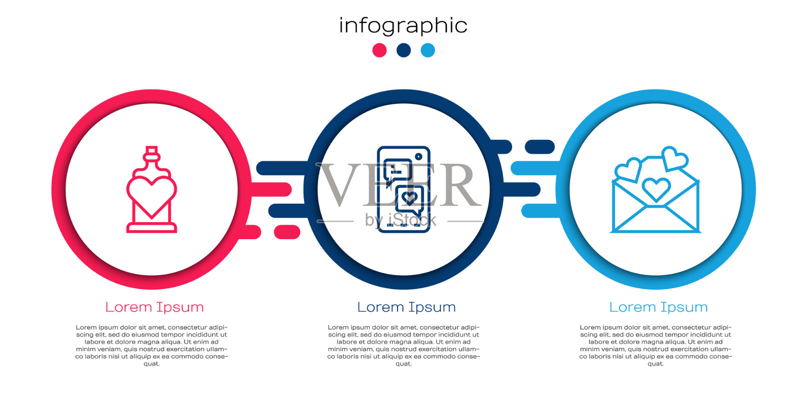 设行瓶用爱情药水移动心和插画图片素材
