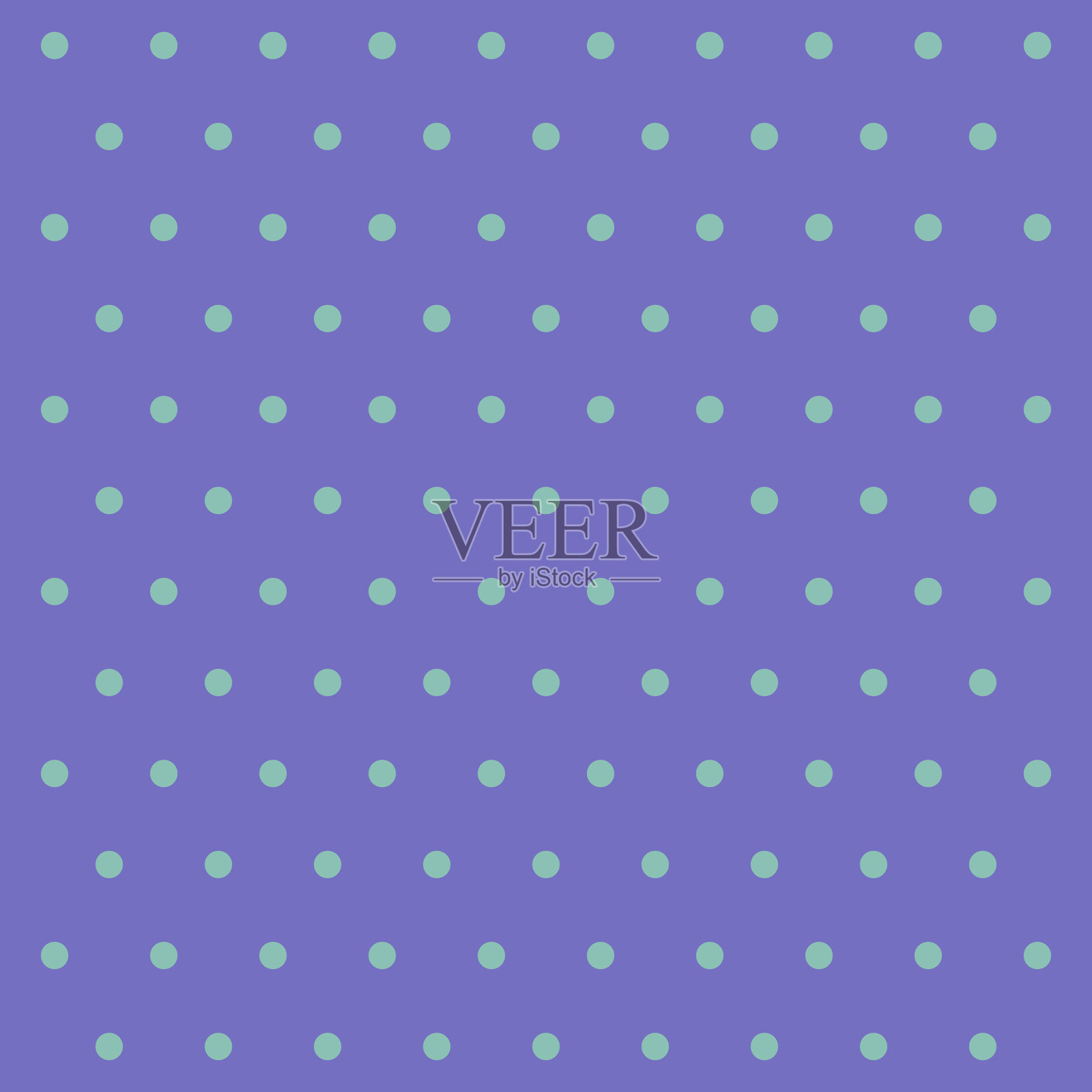 复活节图案波尔卡圆点插画图片素材