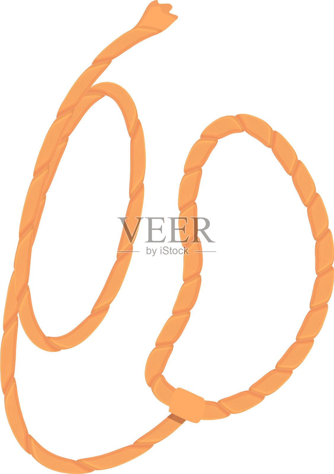 绳索图标卡通风格设计元素图片