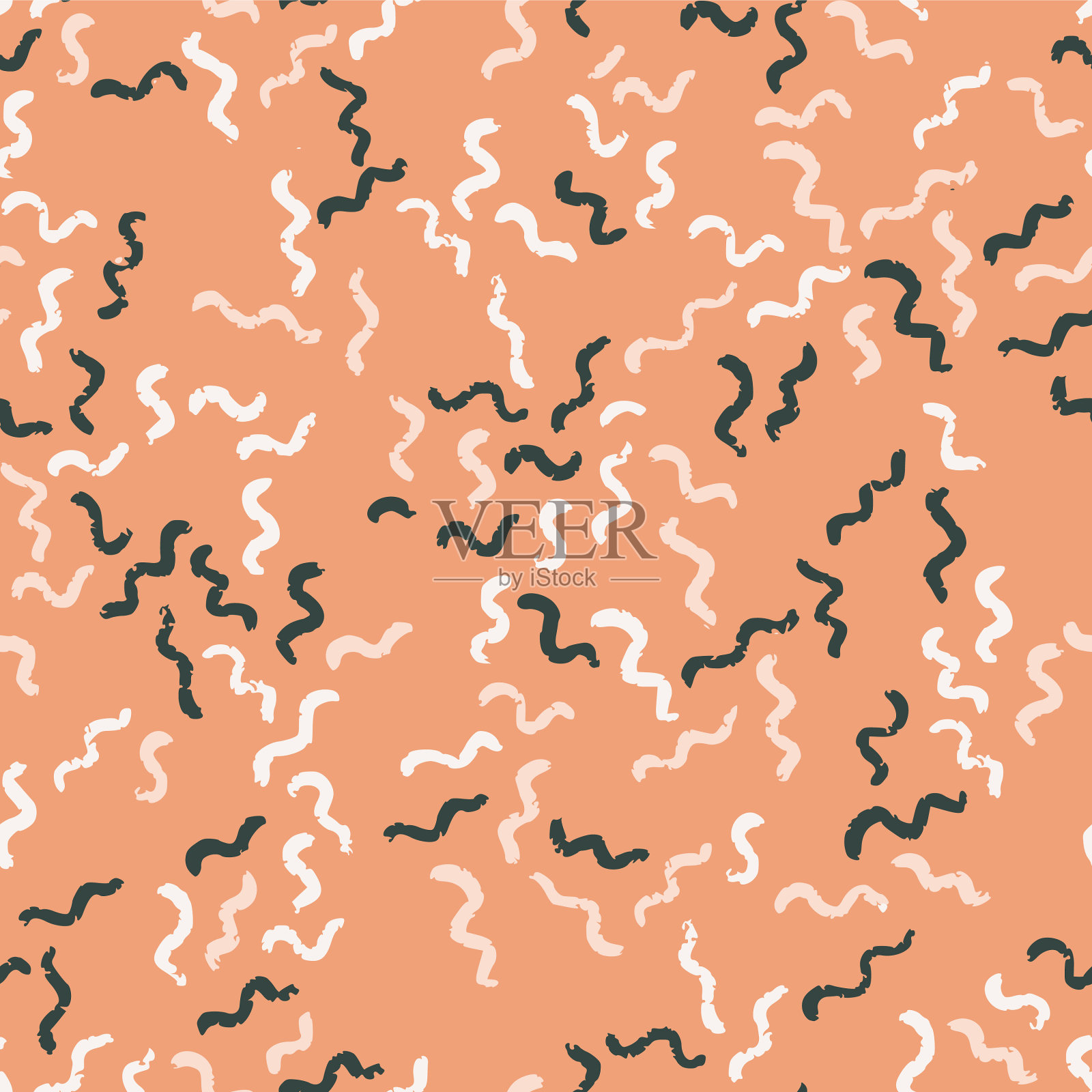 手绘纹理涂鸦无缝模式插画图片素材