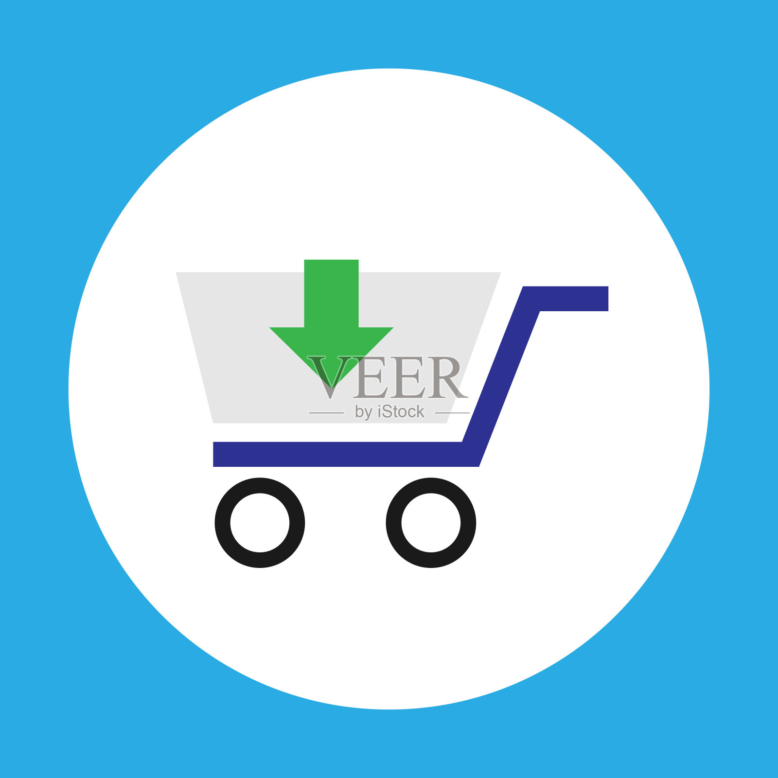 添加到购物车图标插画图片素材