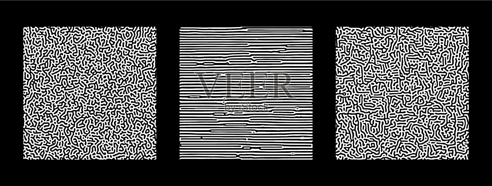 集合图灵机抽象的无缝模式插画图片素材