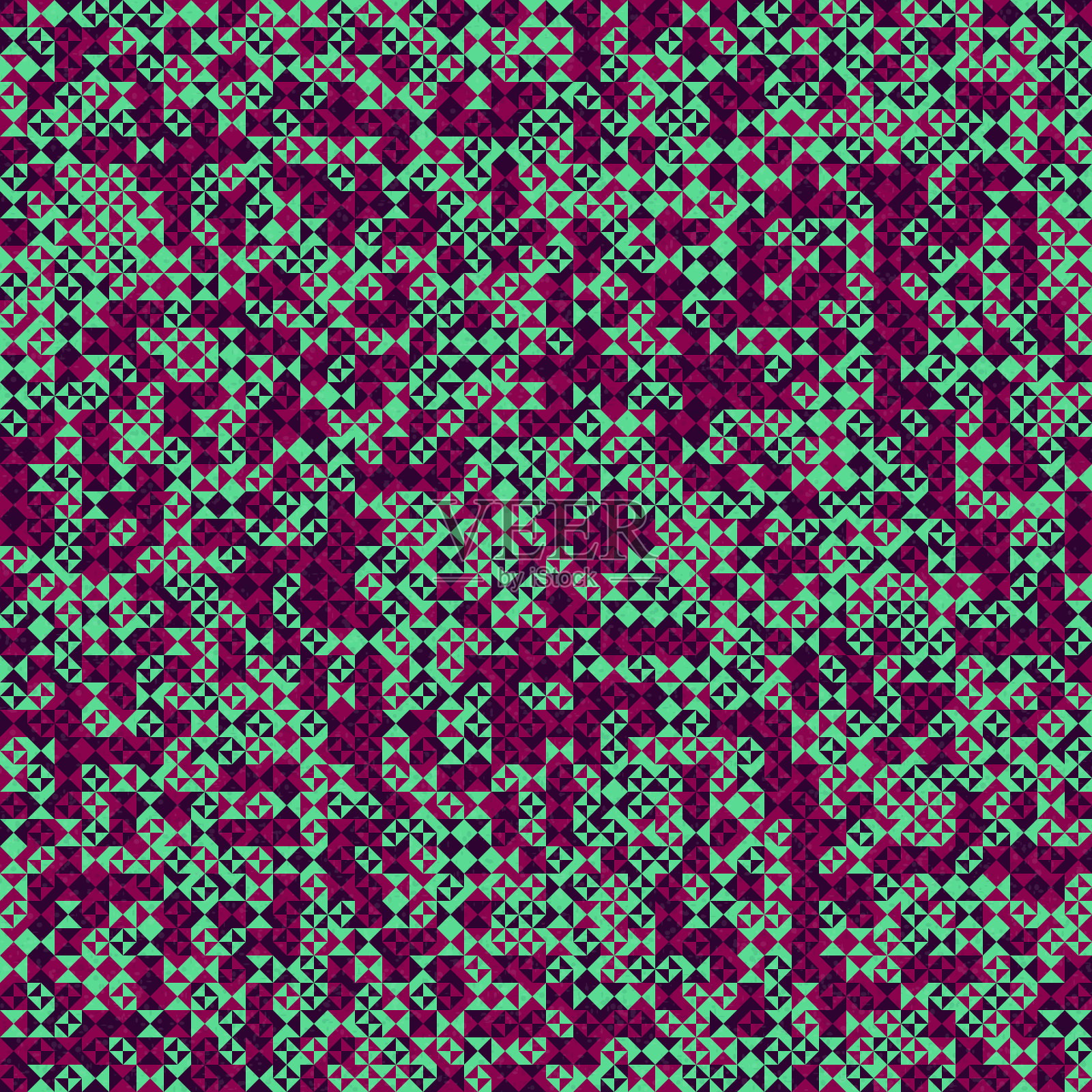 抽象几何图案生成计算艺术插图插画图片素材