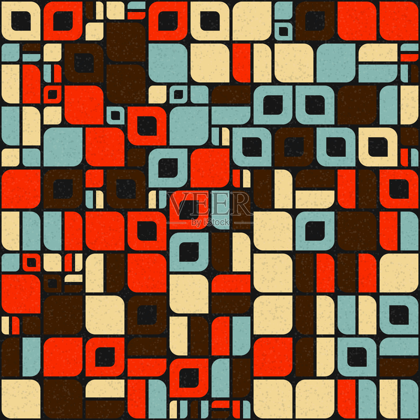 抽象几何图案生成计算艺术插图插画图片素材