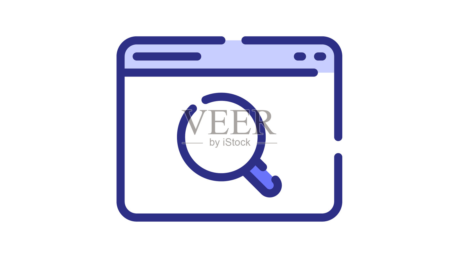 搜索seo浏览网页单孤立图标用插画图片素材