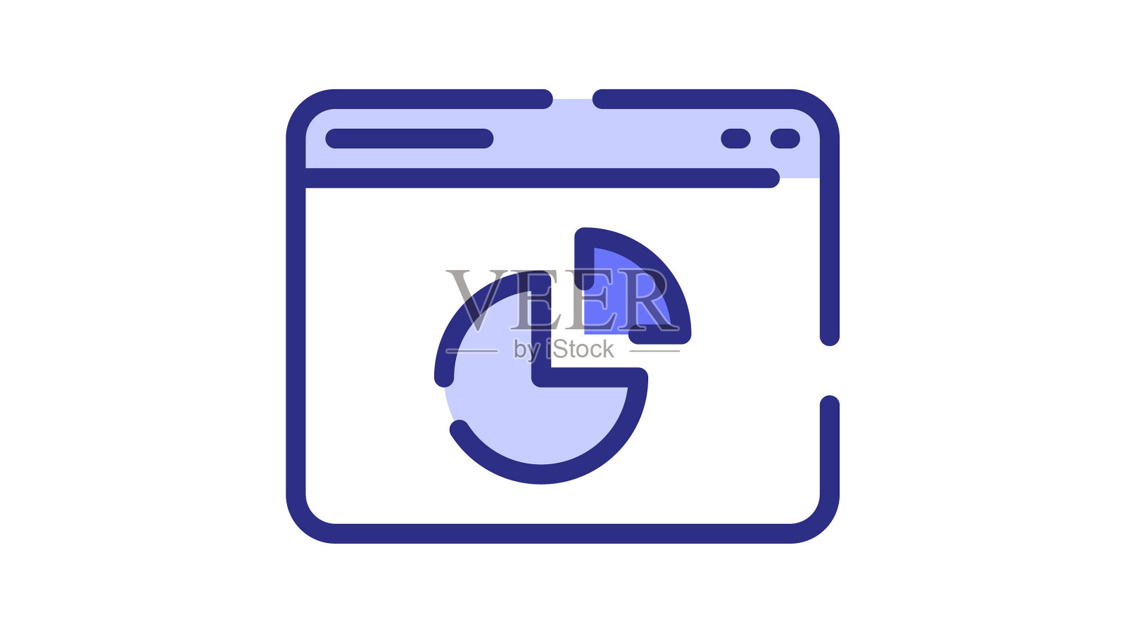 图表网站分析仪表盘单一孤立图标素材