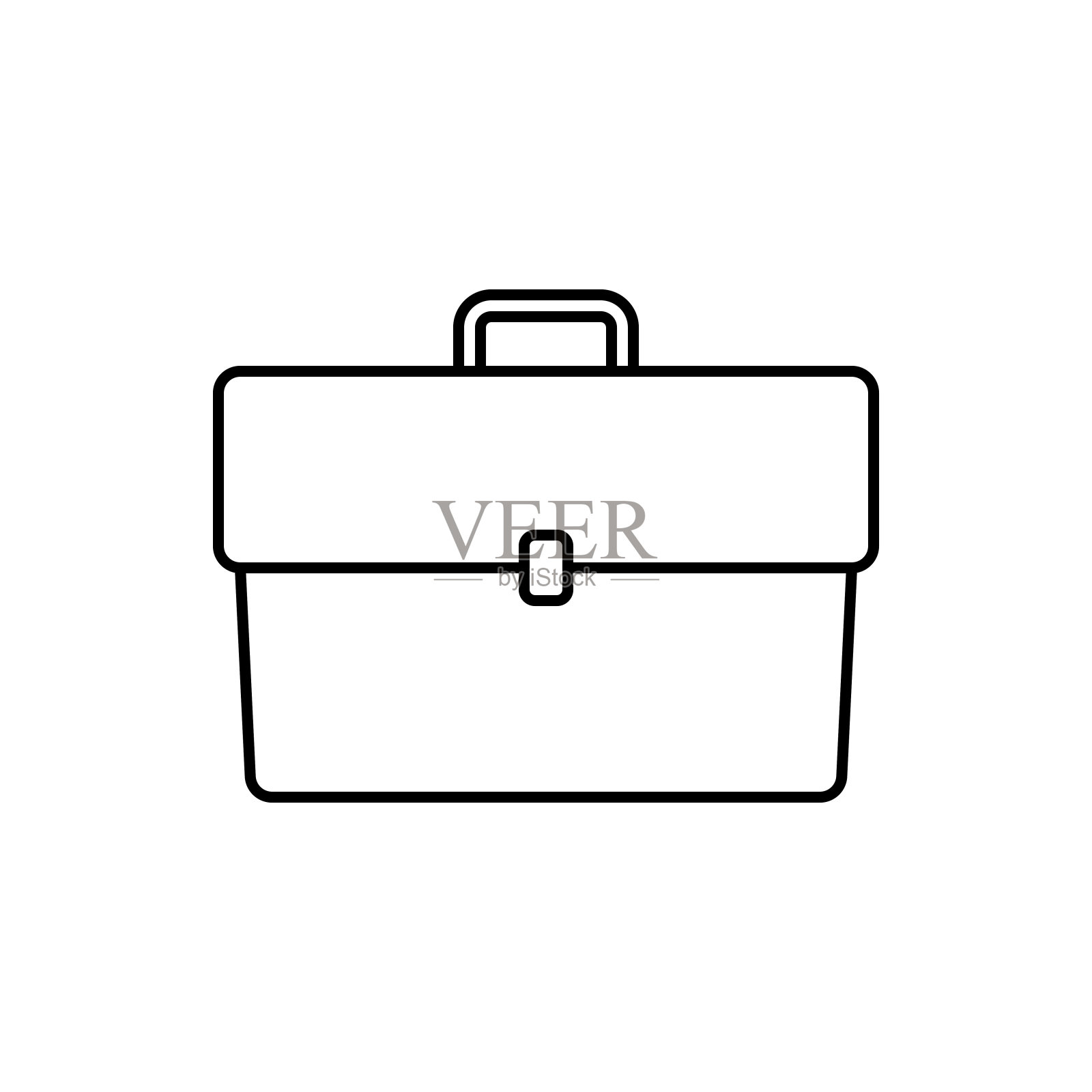 工作公文包图标，行李矢量插图图标素材