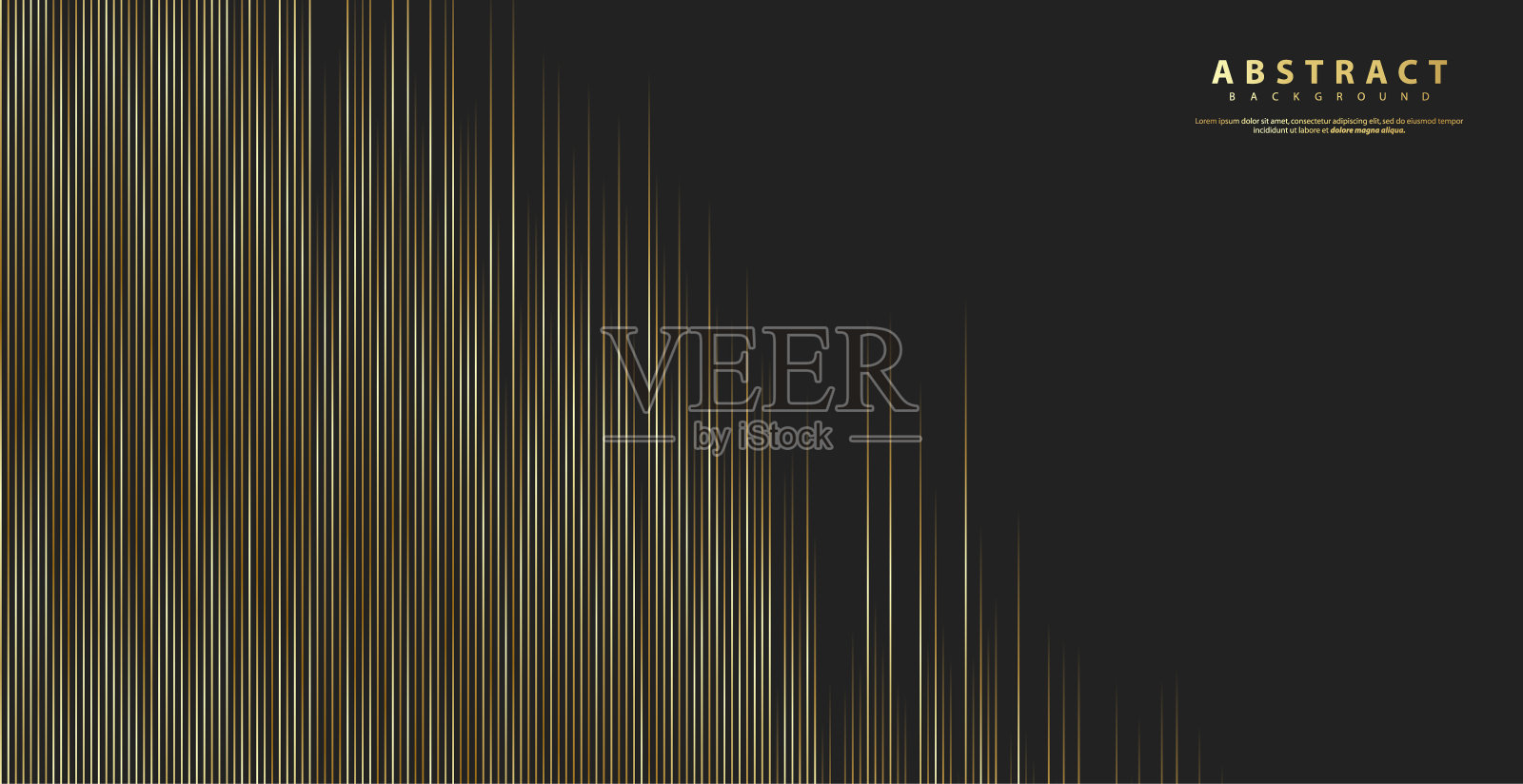 抽象的金色豪华色彩背景与对角线为您的设计。现代豪华的概念。矢量图插画图片素材