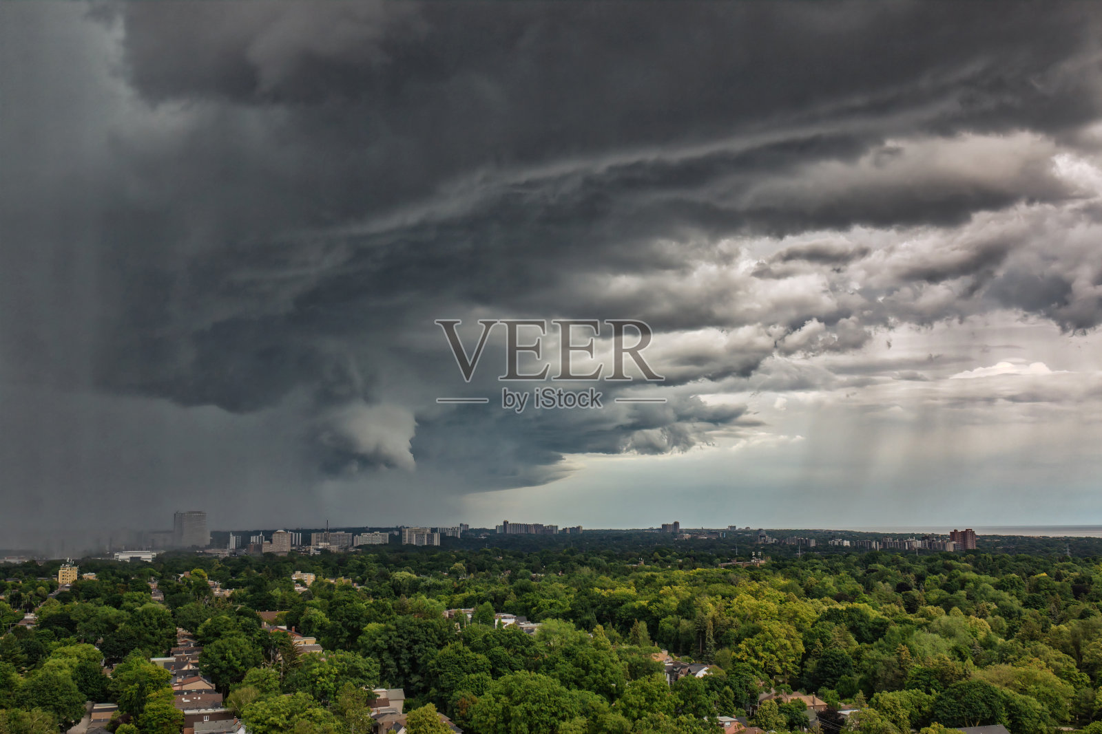 暴风雨的天空和墙云照片摄影图片