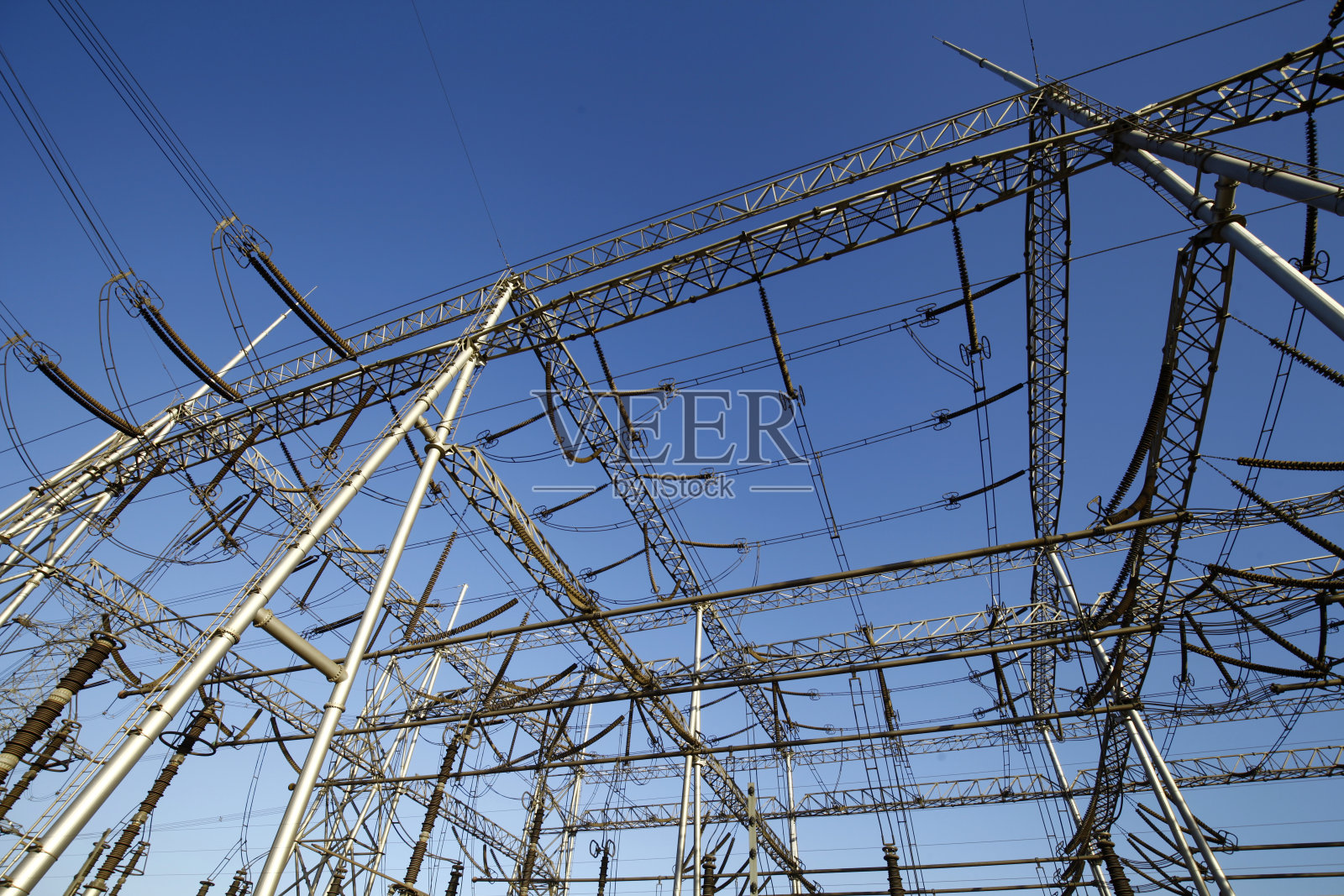 高压铁塔线路照片摄影图片