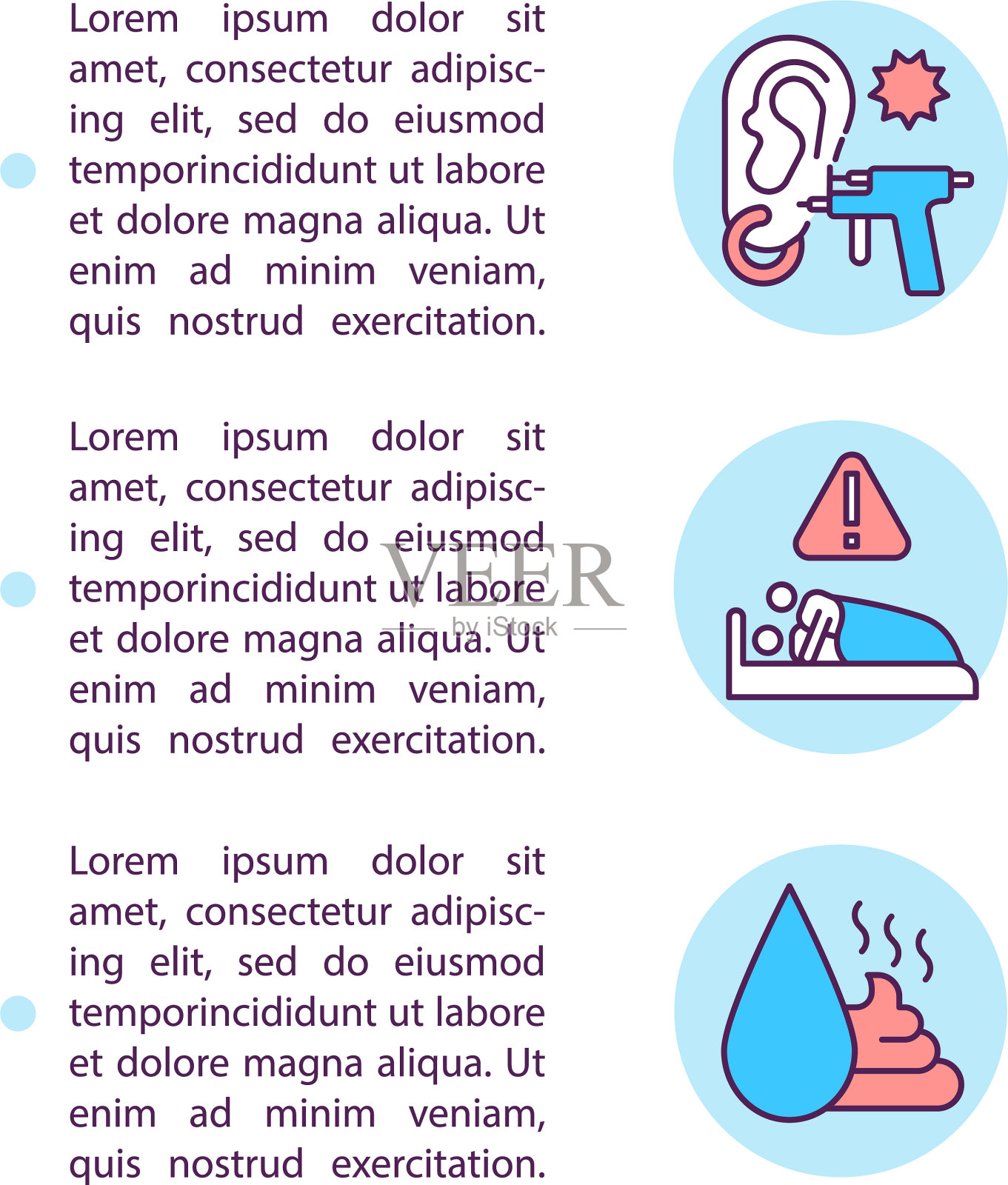 肝炎传播概念线图标与文本插画图片素材