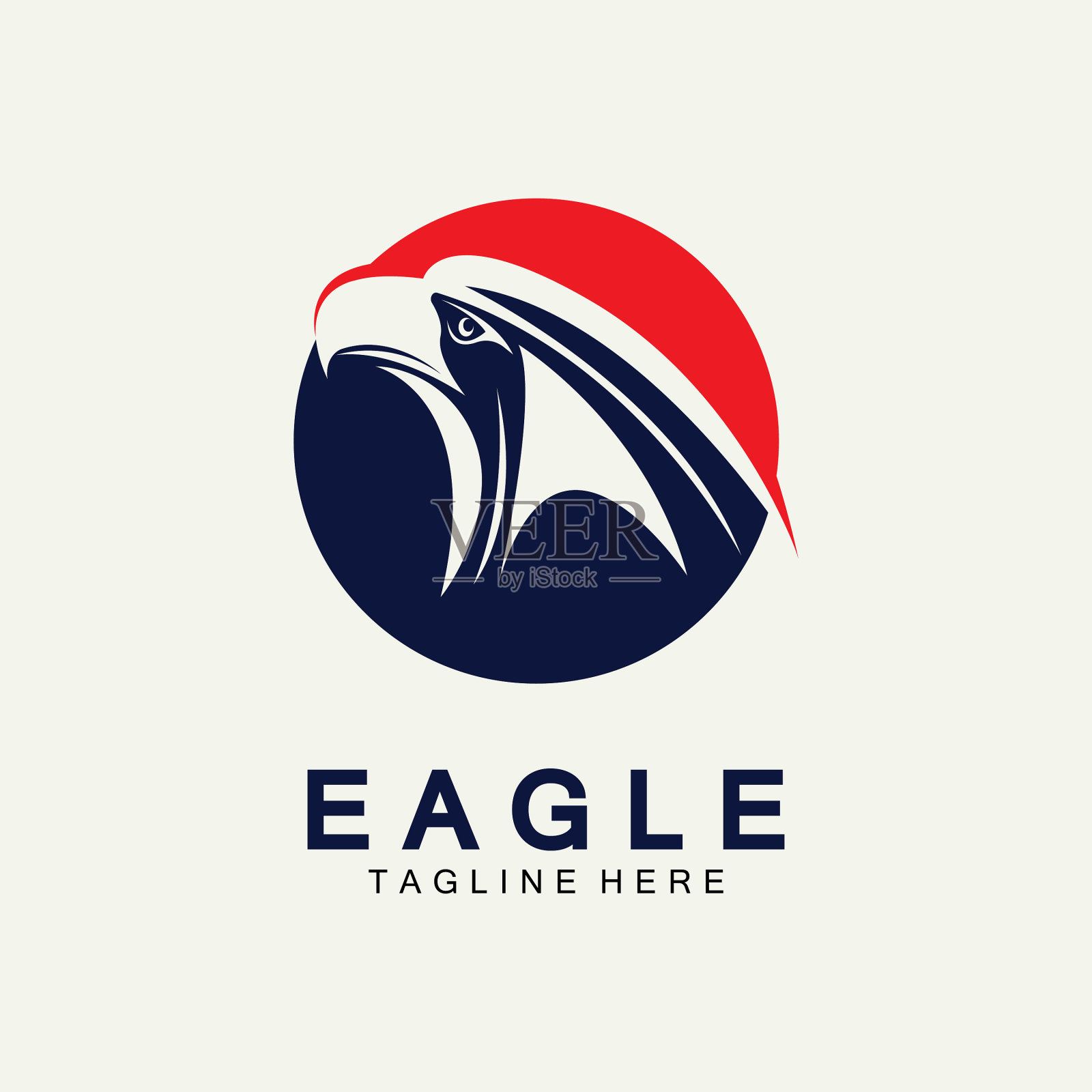 鹰图标标志设计模板插画图片素材