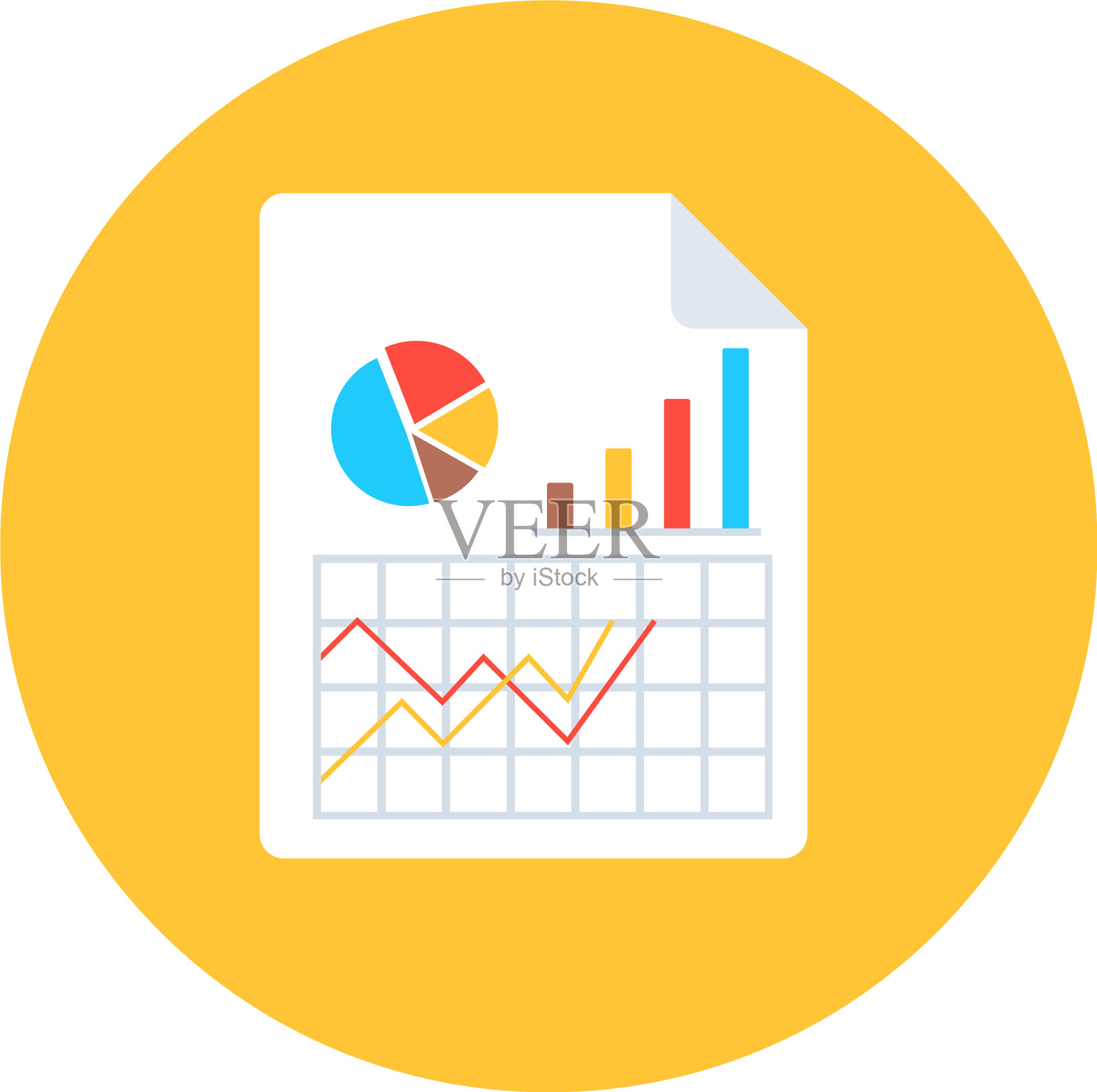 商业报告插画图片素材