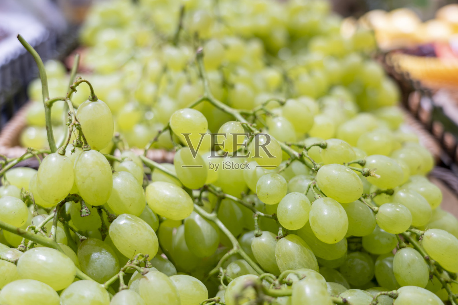 绿葡萄食品背景照片摄影图片