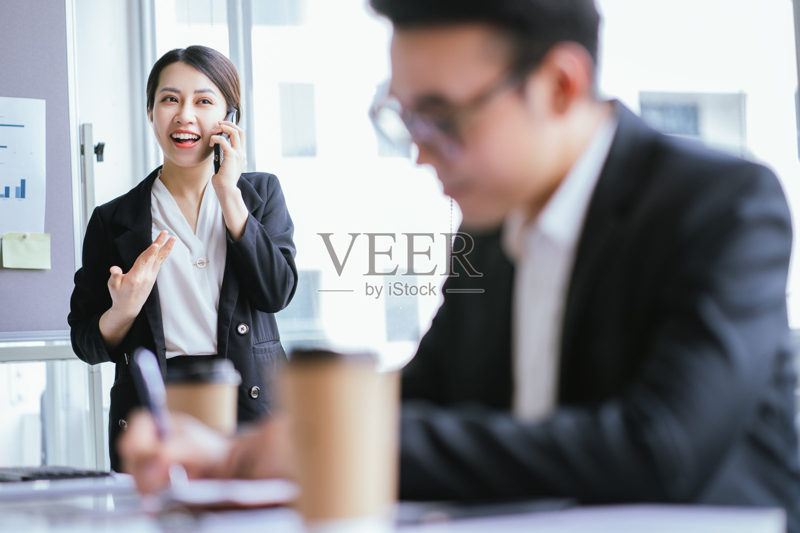 亚洲业务人照片摄影图片