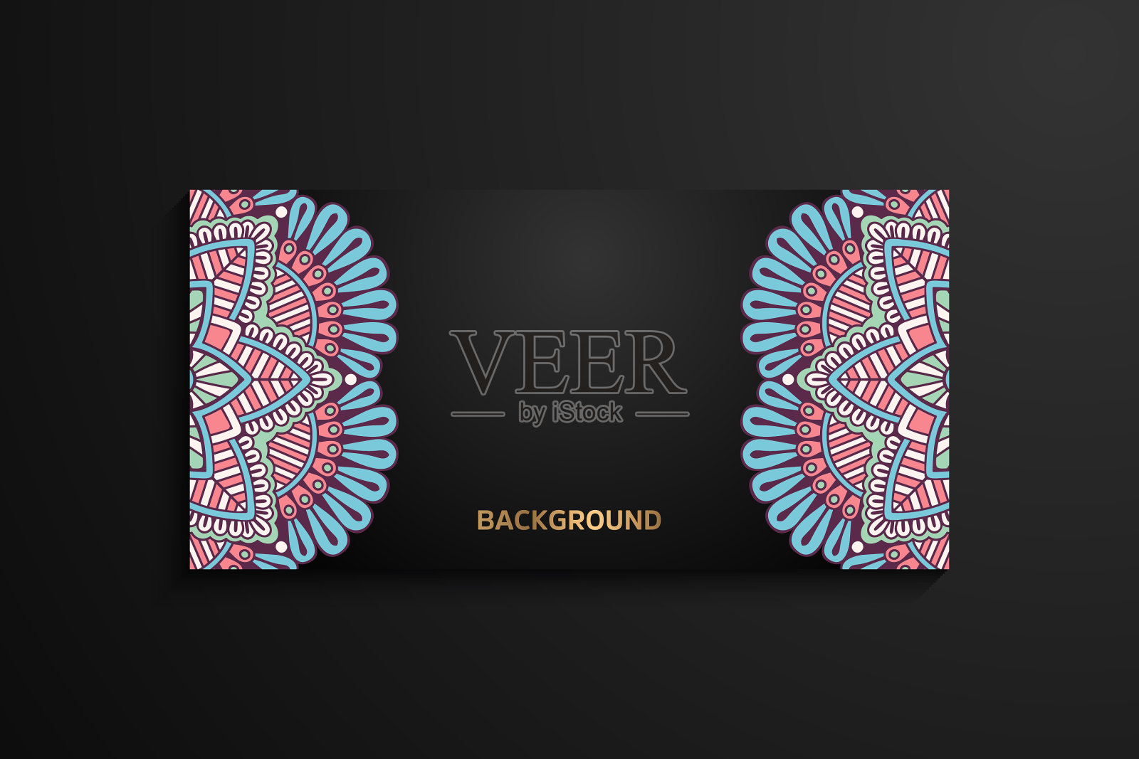 名片或背景卡插画图片素材