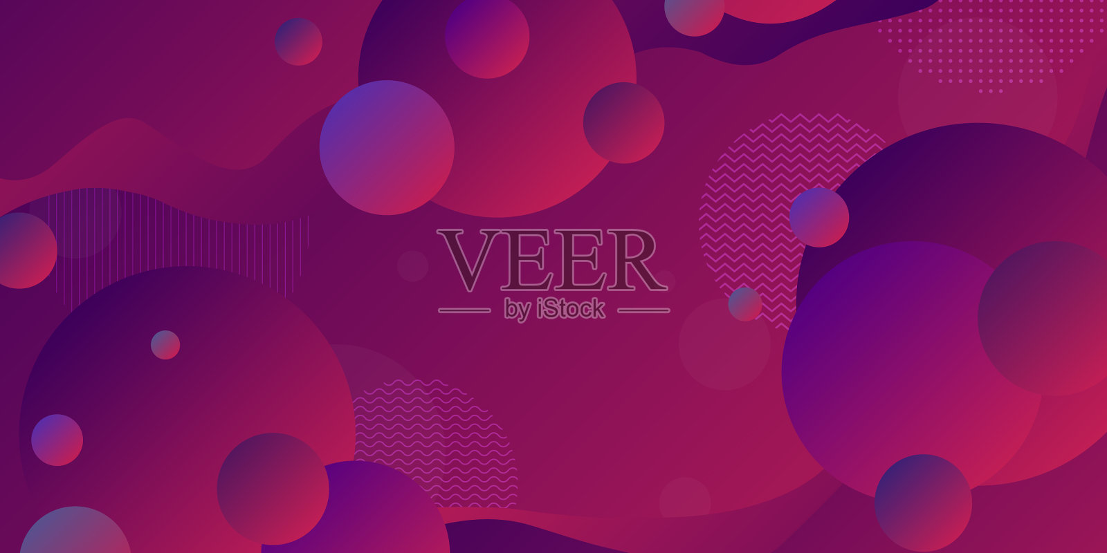 色彩丰富的抽象背景采用简约插画图片素材