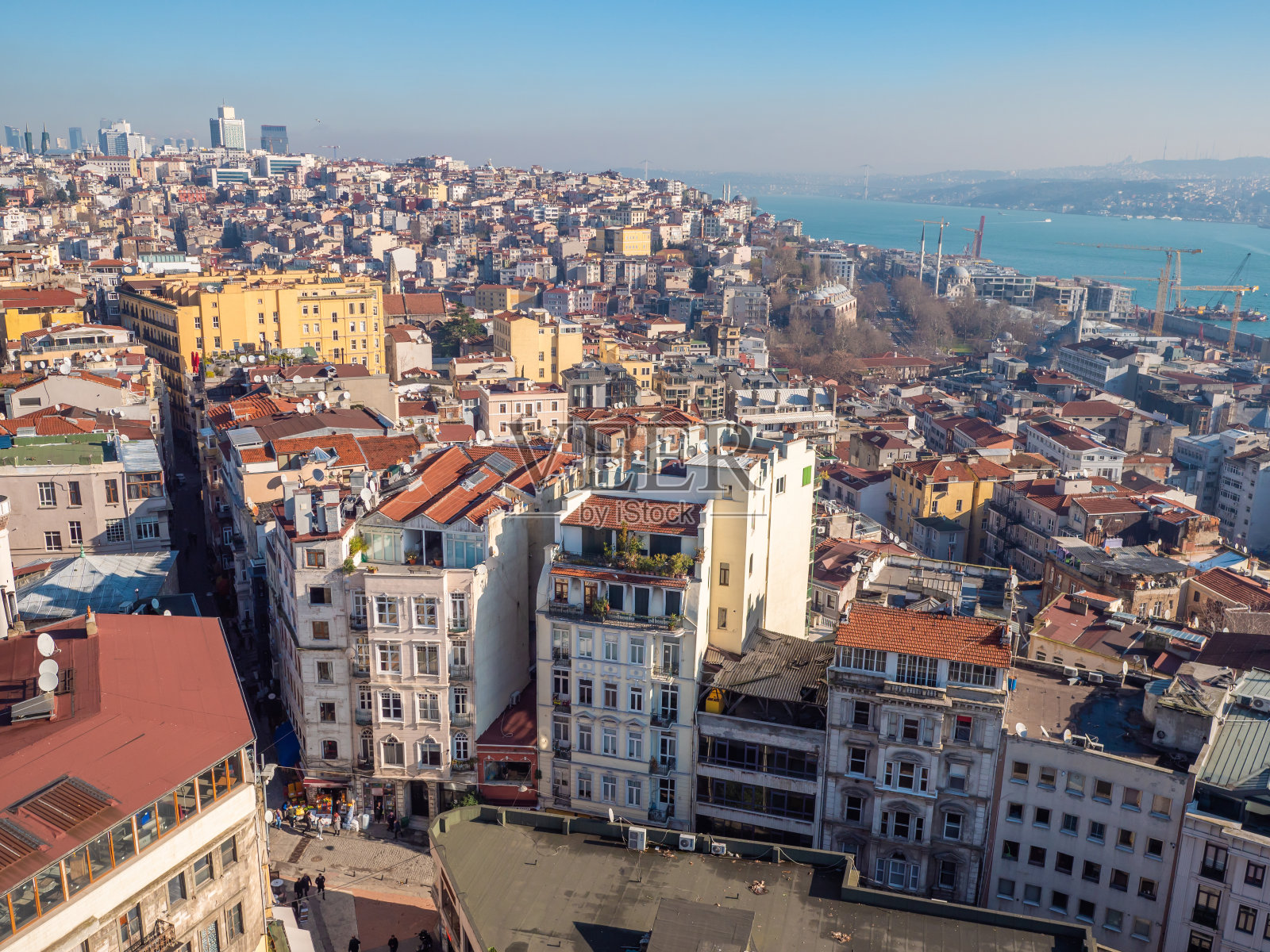 伊斯坦布尔的全景。火鸡照片摄影图片