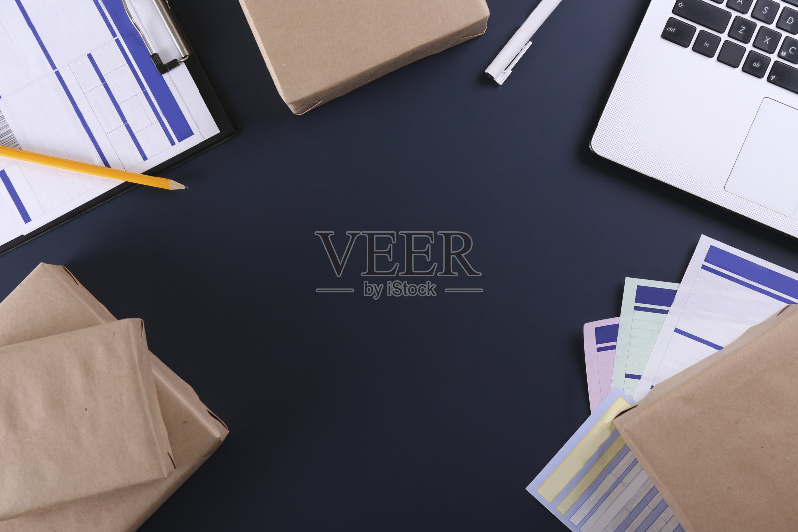 邮政服务运单。照片摄影图片