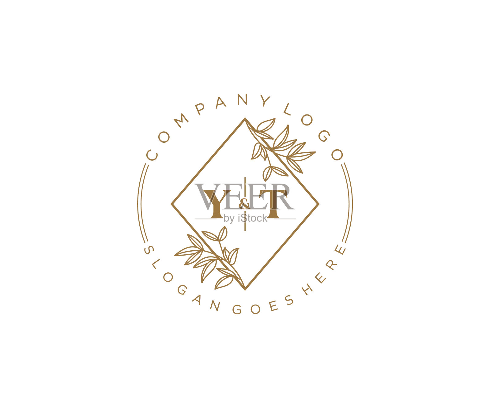 字母的首字母美丽的花香女性插画图片素材