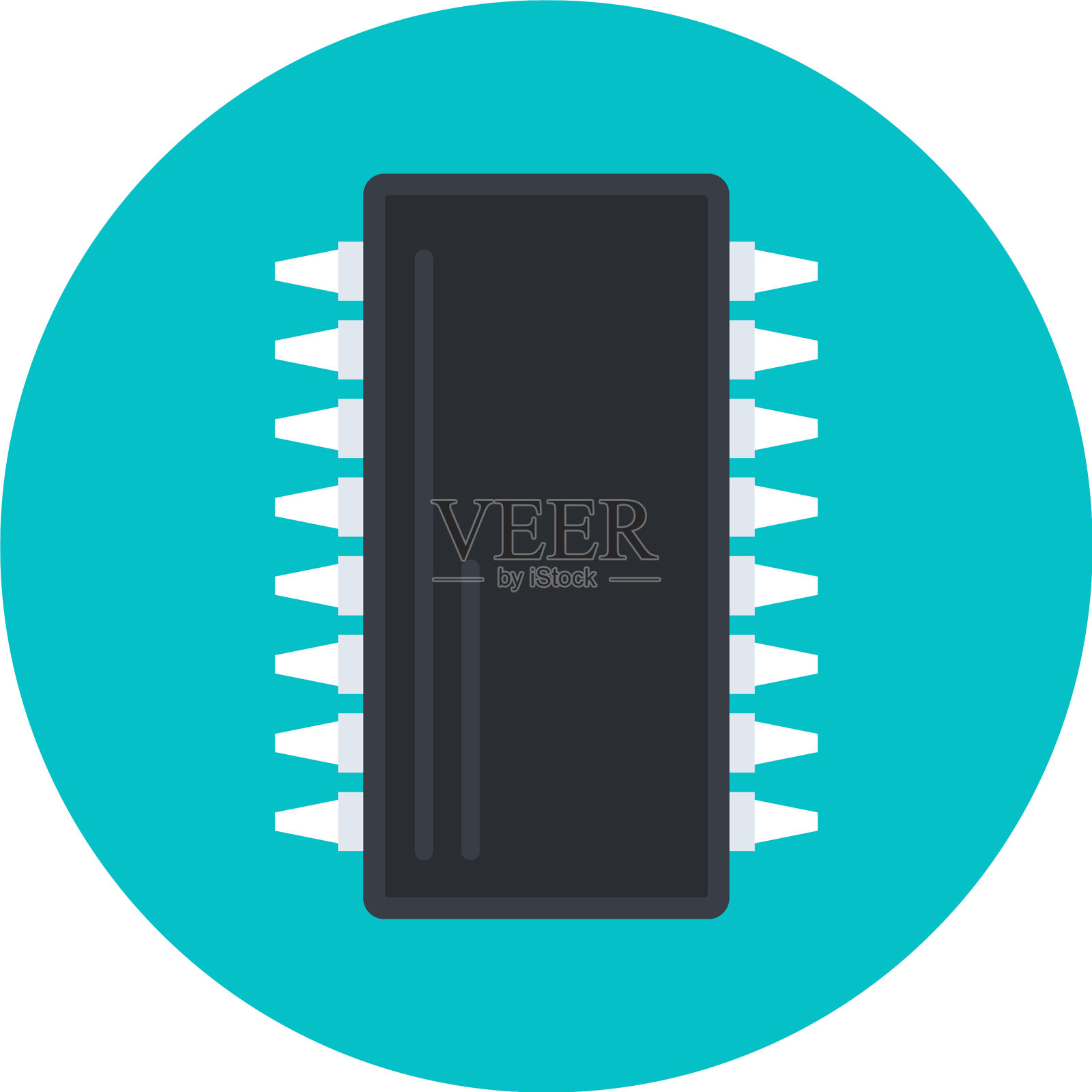 电脑内存插画图片素材