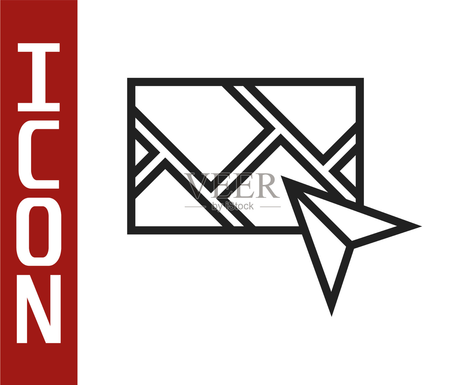 黑线信息图城市地图导航图标图标素材