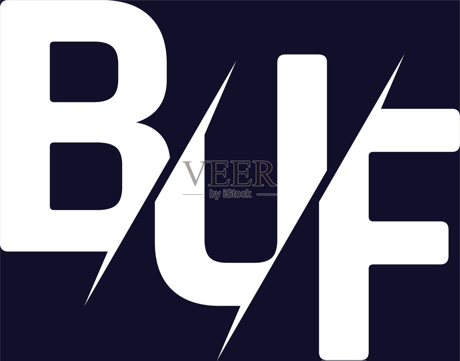 首字母组合标志设计buf插画图片素材