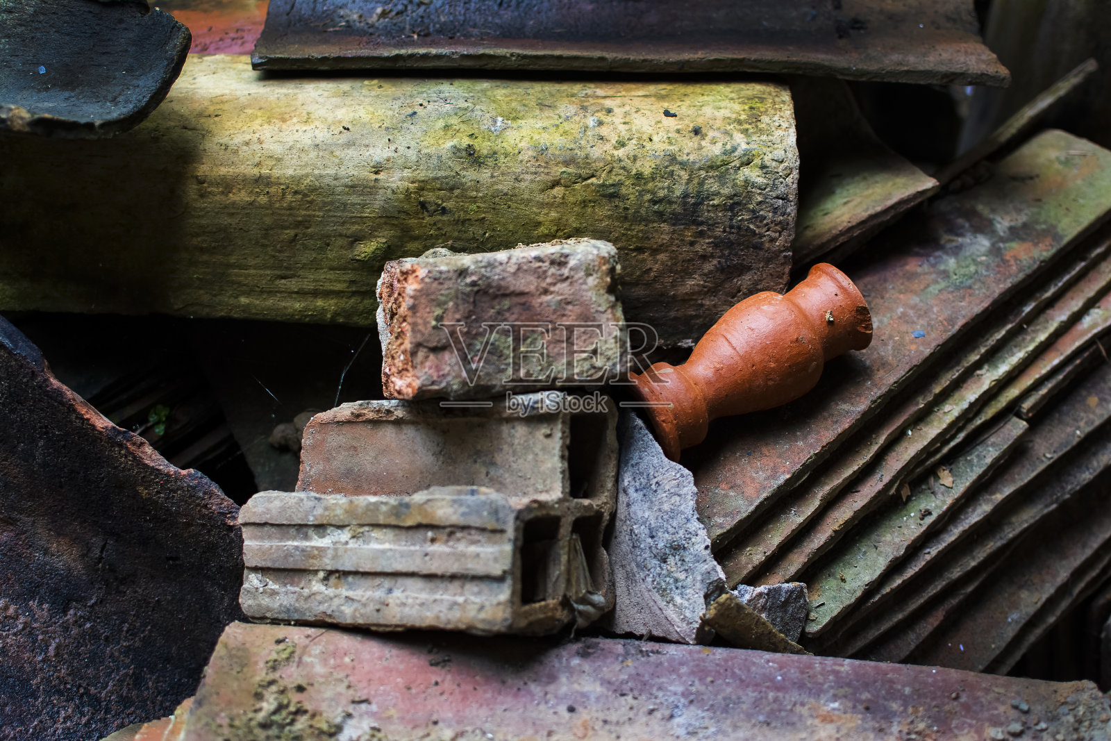 木质陶瓷片照片摄影图片