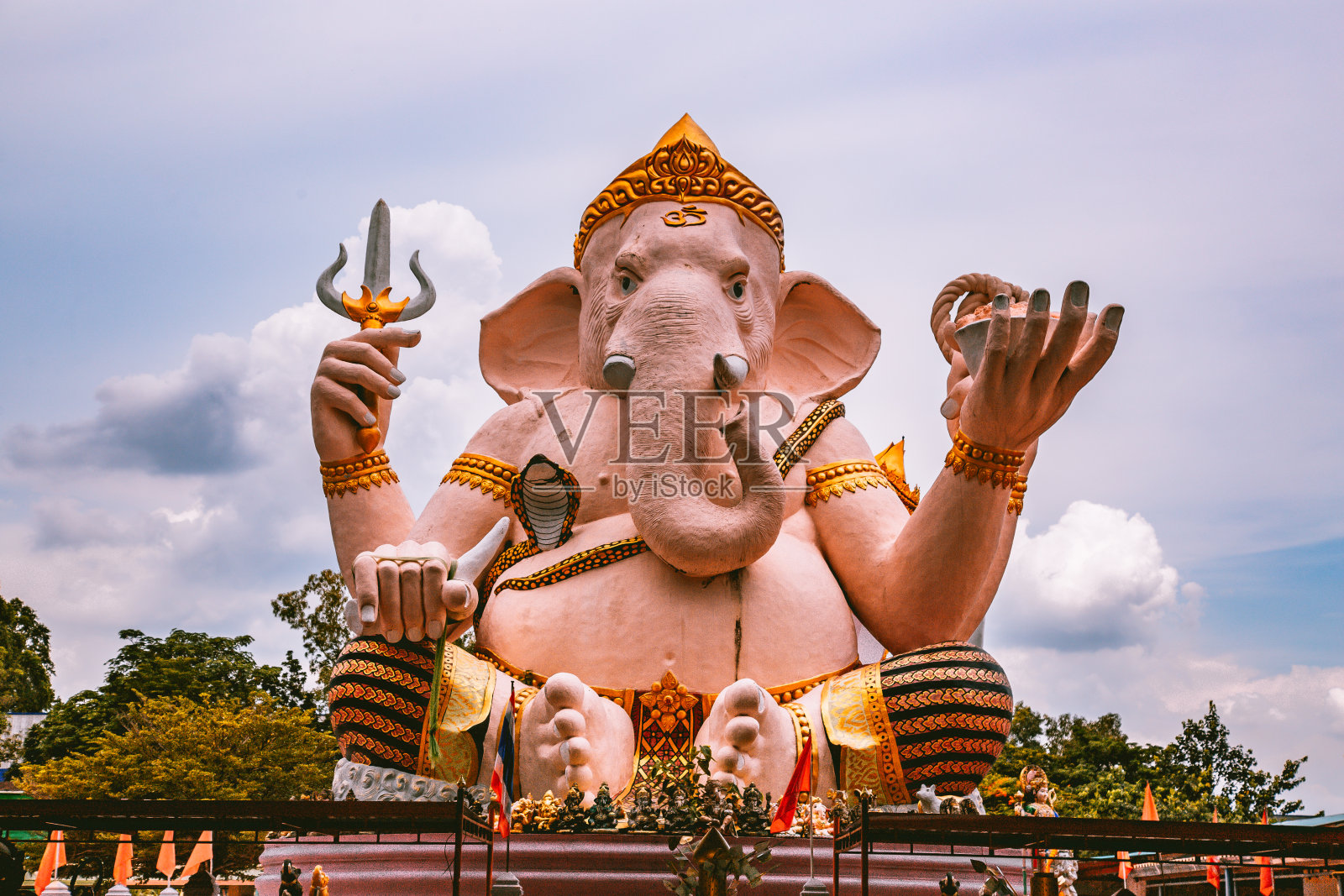 甘尼沙公园在那空Nayok，泰国照片摄影图片