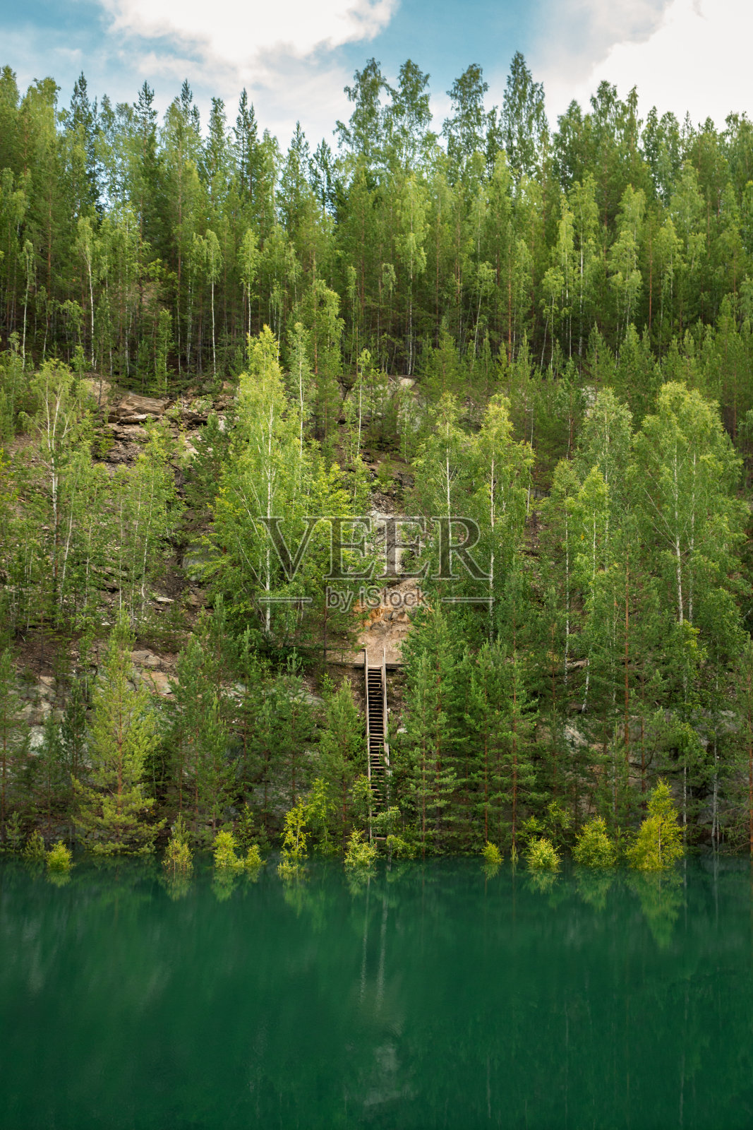 采石场的阶梯照片摄影图片